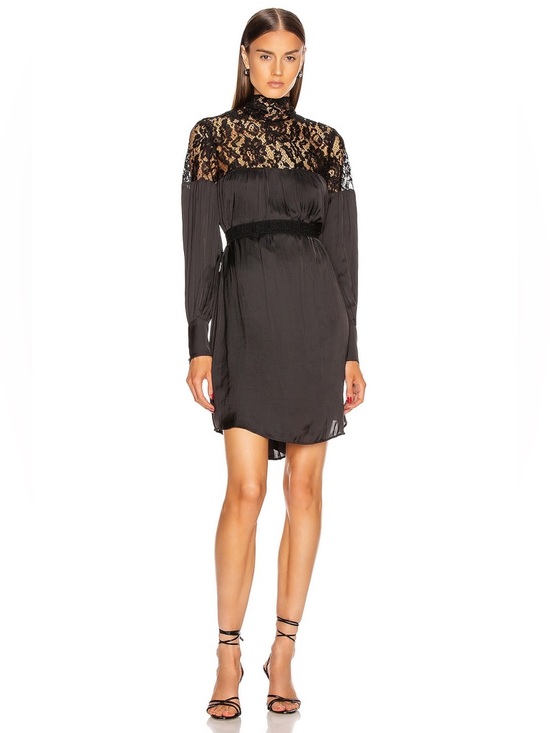 Smythe Dresses & Skirts - SMYTHE Belted Mini Lace Dress  Black
